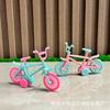 Nuevo Transfronterizo Desmontable Simulado Mini Modelo de Bicicleta Juguete Decoración de Muebles Adorno Miniatura Escena Figurilla