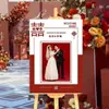 Letrero de Bienvenida para Boda Tablero KT Decoración de Boda de Hotel Stand de Exhibición de Fotos Letrero Guía de Cabina de Compromiso Letrero de Bienvenida para Compromiso