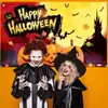 Amazon Nuevo Banner de Halloween Decoración de Fiesta del Festival Fantasma Cortina de Puerta Bandera Tela de Fondo para Bandera Se Puede Hacer