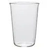 Taza de café latte estilo americano, vaso de gran capacidad para leche, jugo y agua, diseño simple y transparente, vaso de boca invertida, vaso para bebidas frías