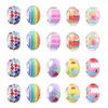 Huiyue Pulseira de Unicórnio Colorida Explosiva Conjunto de Presente Contas de Cristal de Cor Brilhante Joias Infantis