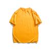 Camiseta de algodón de manga corta para hombre, nueva camiseta de verano 2022, de color liso interior, versión ligera, holgada, de media manga, moderna.