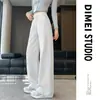 Pantalones deportivos de pierna ancha ajustados para mujer, nuevo modelo primavera y otoño 2026, cintura alta, caída fluida, para figura de pera, que ocultan las caderas, pantalones largos adelgazantes