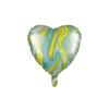 Globo de aluminio de 18 pulgadas con forma de corazón de ágata, ideal para bodas, fiestas, decoración, confesiones de amor, etc.