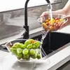 Cesta Drenante Multifuncional de Tiktok, Nuevo Recipiente Drenante Creativo, Cubeta Doméstica para Lavar Verduras, Tazón Drenante, Bandeja Drenante de Cocina, Cubeta para Lavar