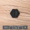 Patches Bordados para Computador em Couro Atacado, Insígnias Pequenas Pretas, Etiquetas Bordadas, Patches de Decoração para Roupas, Apliques