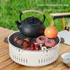 Fogão, chá cozinhando, camping portátil, churrasqueira de carvão doméstico portátil, forno ao ar livre, fábrica atacado, vendas diretas