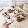 Zapatos Mary Jane de Lunares y Encaje Estilo Coreano para Niñas, Primavera/Otoño 2026, Zapatos de Princesa para Niños Pequeños, Suela Suave Antideslizante, Zapatos para Niños