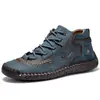 Botas Martin de caña alta nuevas para Otoño e Invierno, Botines cortos hechos a mano en la punta para Hombre, Botas para Hombre de talla grande para Comercio Exterior, con forro polar para Exteriores