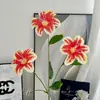 Lirio del Valle Impreso en 3D, Hemerocallis, Flores de Lirio Artificiales, Decoraciones para el Hogar y Bodas, Decoración de Bodas Arte Floral, Flores de Seda