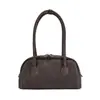 Bolsa de Bowling Retrô de Grande Capacidade Feminina 2026 Nova Moda Padrão de Diamante Bolsa de Mão Bolsa de Ombro Bolsa Boston de Alta Qualidade