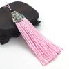 Marcador de borla de boca de pez pincho nudo chino ropa antiguo DIY hecho a mano bolsita colgante de abanico espiguilla regalo al por mayor