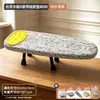 Tabla de planchar de alta gama hecha de madera maciza, tabla de planchar plegable para uso doméstico, pequeña almohadilla de planchar de escritorio, soporte para alfombrilla de planchar