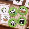 Espejo Redondo Pequeño de Panda Lindo Ins Espejo Pequeño Portátil Mini para Estudiante Espejo Cosmético de Dibujos Animados de Alto Valor Regalo Pequeño