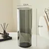 RecompraJarrón de Plástico Transparente, Cubo para Flores Tipo Vidrio de Alta Transparencia, Cubo Duradero para Floristería, Contenedor Hidropónico