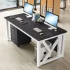 Mesa de computador para casa, mesa para funcionários, mesa de escritório, mesa dupla para gerente, mesa de escritório, mesa de estudo, mesa de escrita estilosa