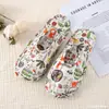 Zapatos para Gatear 2025 Suela Suave Pantuflas Silenciosas Pantuflas de Algodón Acolchado para Mujer Transpirables Suela Fina para Interior y Exterior Punta Cerrada 100% Algodón