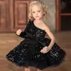 Vestido de niña, Vestido de princesa, Vestido de noche para anfitriona de cumpleaños infantil con lentejuelas, Vestido brillante de Navidad para presentación de niña