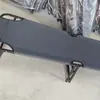 Cama dobrável portátil para acampamento ao ar livre, cama pequena simples para pausas para almoço no escritório, cama de acompanhante hospitalar com estrutura reforçada