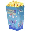 Banderines de Fiesta, Decoraciones Colgantes en Espiral, Decoraciones con Globos, Decoraciones de Papel para Fiesta de Cumpleaños con Temática Azul de Lilo y Stitch