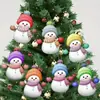 Navidad Transfronteriza Acrílico 2D Muñeco de Nieve Árbol de Navidad Adornos Colgantes Colgante Espejo Retrovisor de Coche Accesorio para Mochila