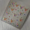 Gelatina + Hot Stamping Adesivo Francês Linha de Posicionamento Material para Manicure Pacote DIY Preguiçoso Usável Adesivos para Unha Amêndoa