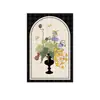 Pintura Decorativa Retro Francesa para Sala de Estar Arte de Lujo Ligero Mural para Restaurante Pintura de Exhibición para Dormitorio Flores Estilo Vintage Colgante de Pared para Recibidor