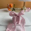 Cinta plisada de encaje al por mayor de fábrica 4cm blanco cinta de lino de alta calidad correa para lazo DIY ramo fresco