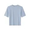 Camiseta de manga tres cuartos ajustada para mujer Zhongling [Lenzing Tencel Modal], Top Básico de Otoño