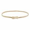 Cadena de cintura nueva que combina con todo en Europa y Estados Unidos. Moda para mujer. Popular cadena de cintura elástica con hebilla de metal y lazo. Cadena de cintura fina para vestido.