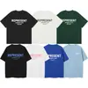Marca de Moda Transfronteriza REPRESENT Basic Logotipo de Etiqueta Pequeña Estampado de Letras Camiseta Holgada Casual de Manga Corta para Hombre y Mujer