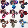 50 Bufandas de Seda para Mujer, Primavera, Verano y Otoño, Delgadas y de Moda, Versátiles y Elegantes, Adecuadas para Uso Profesional, Auxiliares de Vuelo, Bufandas Pequeñas para el Cuello, Pañuelos para la Cabeza