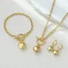 Collar con Candado en Forma de Corazón Transfronterizo de Amazon, Cadena Eslabón Cubano, Gargantilla de Clip de Bambú en Forma de U