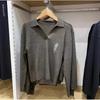 Suéter de Punto Fino para Mujer, Estilo Japonés, 24, Otoño Nuevo, Versátil, Lavable a Máquina, Canalé, Cuello Semiabierto, Solapa, de Moda 471220