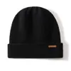 Chapéus de Cashmere para Homens e Mulheres, Chapéus de Tricô Espessos de Camada Dupla para Outono e Inverno, Chapéus Largos, Chapéus Quentes para Casais, Comércio Exterior Transfronteiriço