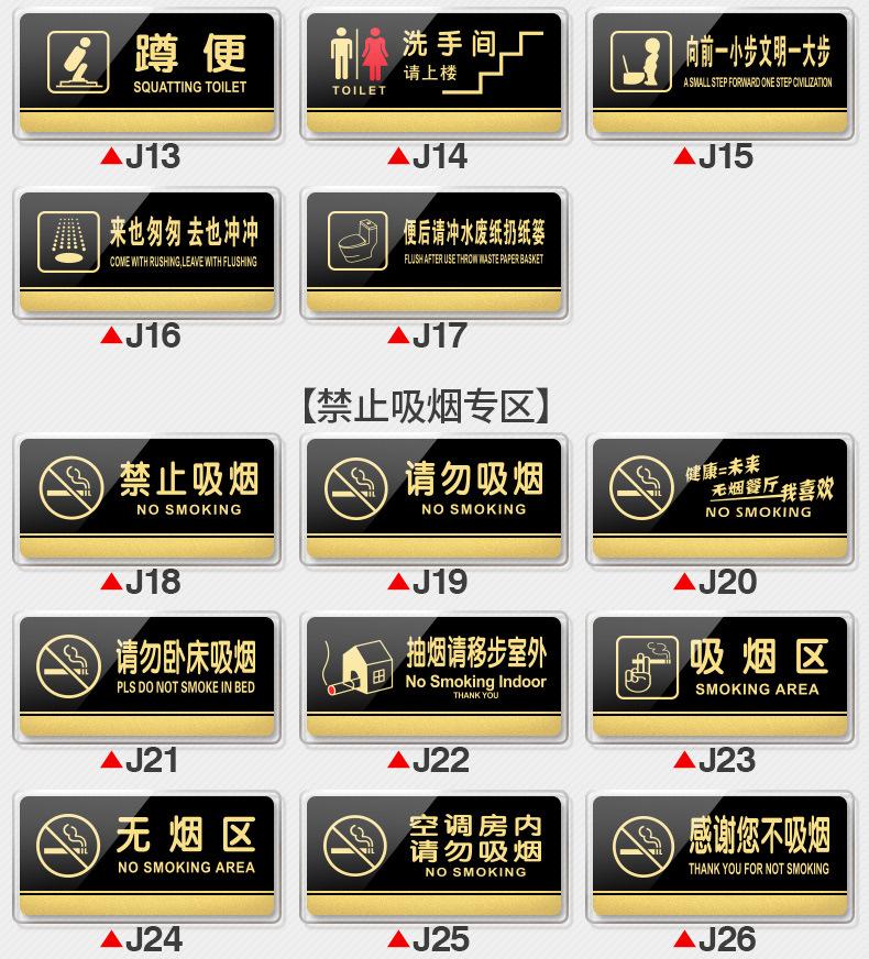 亚克力标识牌