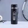 Termo de acero inoxidable 304 de gran capacidad con correa de cuerda, vaso de agua de negocios, botella de agua portátil para deportes al aire libre