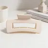 Pinzas para el Cabello de Plástico ABS de Venta Caliente, Pasadores Cuadrados Grandes, Accesorios de Pinza Base para DIY, Piezas en Blanco Base de Pinza de Tiburón sin Terminar al por Mayor