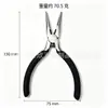 El fabricante suministra alicates de pinza de resorte dentados de 5 pulgadas, pinzas manuales para joyería, mini pinzas, pinzas para manualidades DIY