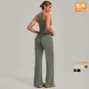 Conjunto de chaleco de yoga de secado rápido transfronterizo con hermoso diseño en la espalda, atuendo casual para correr y fitness 5276+1011