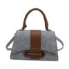 Bolsa Pequena Quadrada Portátil de Ombro Retrô Linda Cinto Moderna Casual para Trabalho Nova Moda Simples Transversal