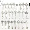Abridor de garrafas de cerveja vintage Decoração de casamento Pingente de presente criativo de casamento Cinco 25 Set Key Bottle Opener
