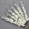 Orquídea Phalaenopsis para Casamento Materiais Decoração de Interior Flores Corredor de Salão de Casamento Arranjo de Flores Arte com Flores de Seda Flores Artificiais Flores para Arco