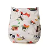 Pañales para Bebé Estampado Digital Pañales a Prueba de Fugas Pañales Lavables para Bebé Pantalones de Pañal para Niños Pañales de Entrenamiento Pañales