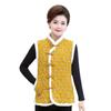 Chaleco chaqueta floral pequeño para exteriores ropa para padres e hijos versátil cuello de pelo chaleco con hebilla para mujer chaleco slim estilo western
