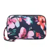 Venta al por mayor de fábrica nueva cartera monedero bolso femenino coreano estampado cartera bolso para teléfono móvil cartera de dama bolso de tela para correr