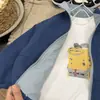 Jaqueta Reversível com Gola Alta para Meninos 2026 Nova Outono Bebê Estilo Coreano Chique Moda Jaqueta Top Infantil Tendência