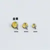 Titanio G23 Zirconia de Tres Garras Bola Implante Grado F136 Aleación de Titanio Rosca Interna Arete Hélice Hélice Labio Joyería para Perforación
