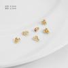 Venda Direta da Fábrica Banhado a Cobre Ouro 18K Real Cor Forte Retenção Fivela de Cauda Pulseira Handmade DIY Acessórios de Contas Fivela de Acabamento Fivela Coberta