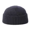 Gorra de punto de alta calidad tipo piel de melón gorra de guisante
